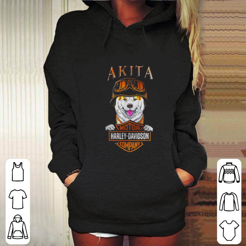 Pretty Akita Mashup Motor Harley Davidson Company shirt 4 - Pretty Akita Mashup Motor Harley Davidson Company shirt