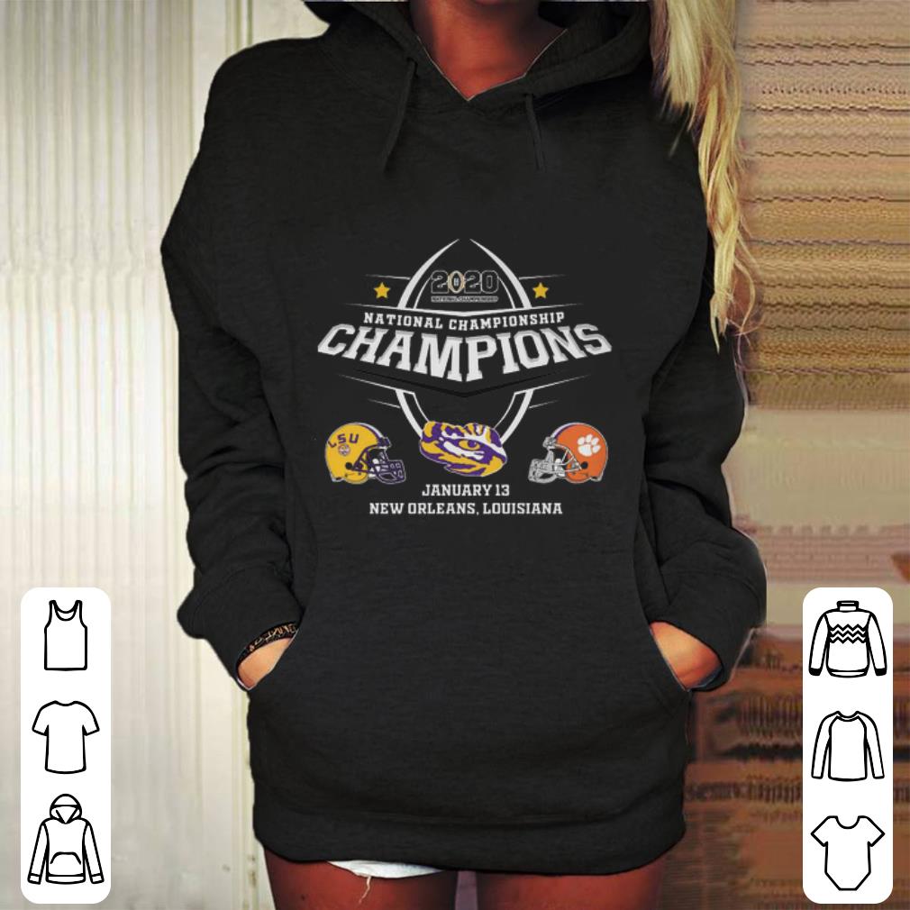 Top 2020 National Championship LSU Tigers vs Clemson Tigers shirt 4 - Top 2020 National Championship LSU Tigers vs Clemson Tigers shirt