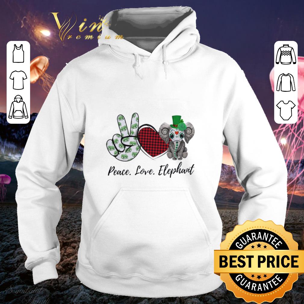 Awesome Peace Love Lucky Elephant St. Patrick's day shirt Awesome Peace Love Lucky Elephant St Patrick s day shirt 4 - Awesome Peace Love Lucky Elephant St. Patrick's day shirt