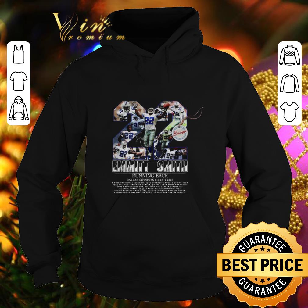 Best 22 Emmitt Smith signature Running Back Dallas Cowboys 1990 2002 shirt 4 - Best 22 Emmitt Smith signature Running Back Dallas Cowboys 1990-2002 shirt
