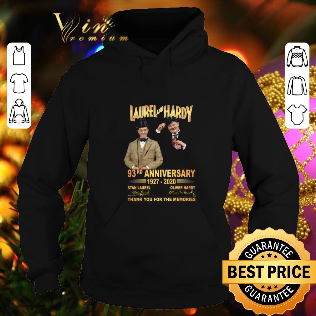 Best 93rd anniversary Laurel and Hardy 1927 2020 signatures shirt Best 93rd anniversary Laurel and Hardy 1927 2020 signatures shirt 4 - Best 93rd anniversary Laurel and Hardy 1927 2020 signatures shirt