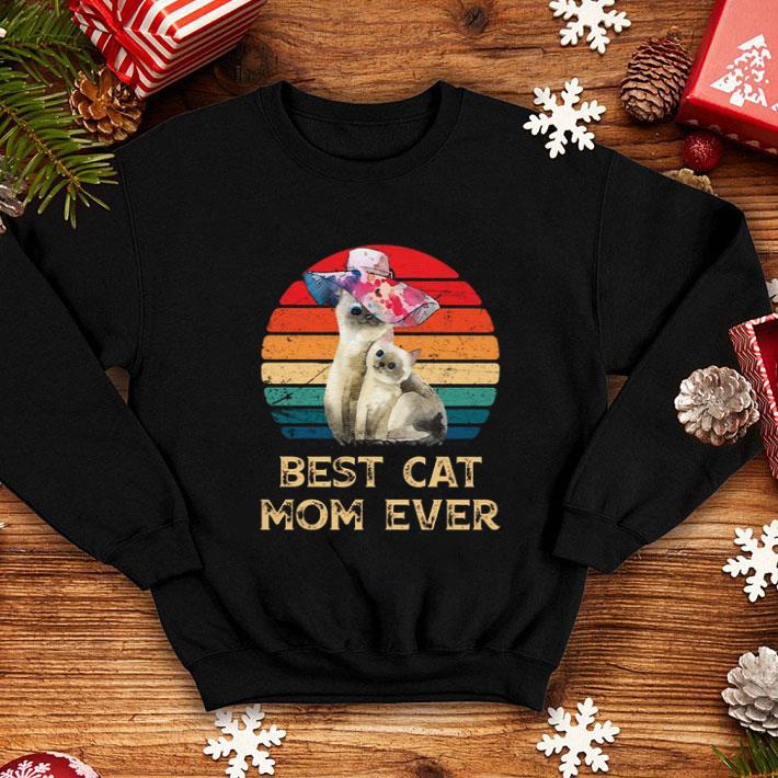 Best Vintage Best Cat Mom Ever Mother s Day shirt 4 - Best Vintage Best Cat Mom Ever Mother's Day shirt