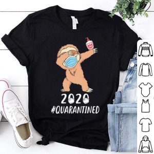 Sloth Dabbing Face Mask 2020 #Quarantined Covid-19 shirt