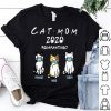 Cat Mom 2020 #Quarantined Peanut Milo Teddy Covid-19 shirt