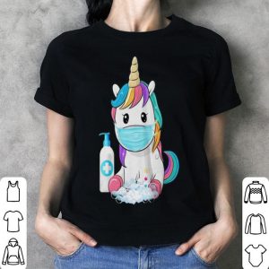 Unicorn Mask Hand Washing Covid-19 shirt