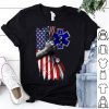 EMT Emergency Medical Technician Stethoscope American Flag shirt