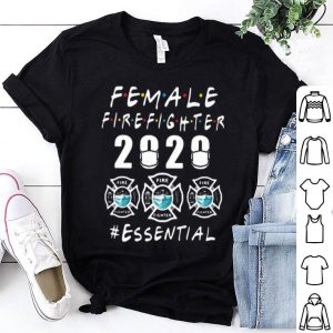 Female Firefighter Logo 2020 Mask #Essential Covid-19