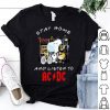 Snoopy And Woodstock Stay Home And Listen To ACDC shirt