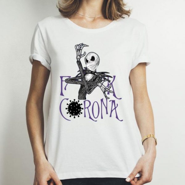 Jack Skellington Fuck Corona shirt