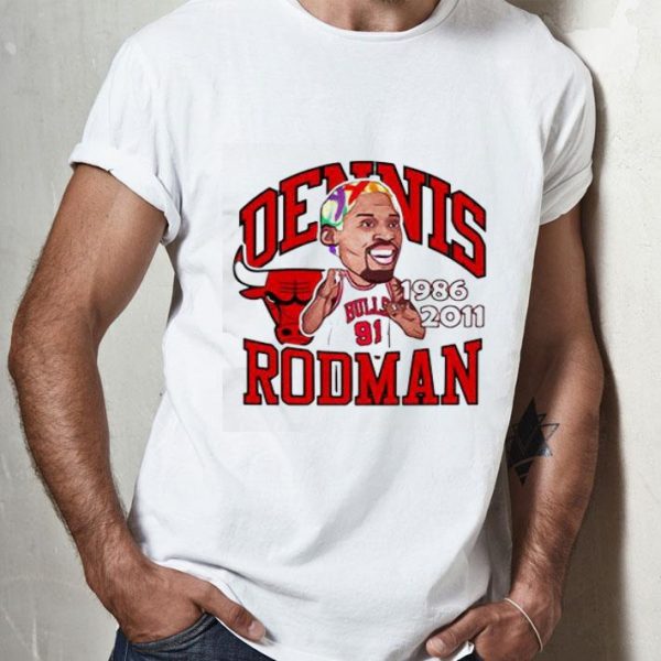 Dennis Rodman Chicago Bulls 1986-2011 shirt