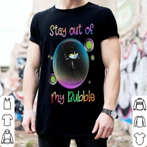Black Cat Face Mask Stay Out Of My Bubble shirt