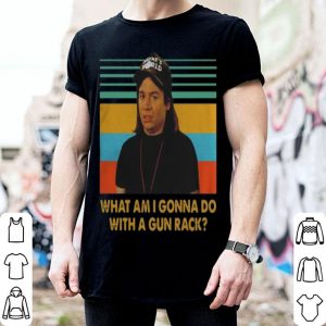 Vintage Wayne Campbell What Am I Gonna Do With A Gun Rack shirt