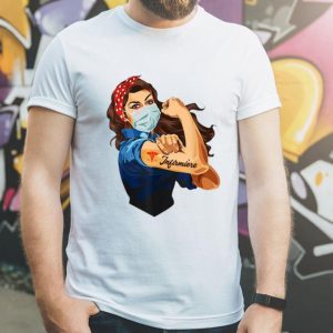 Strong Woman Tattoo Infirmiere Covid-19 shirt