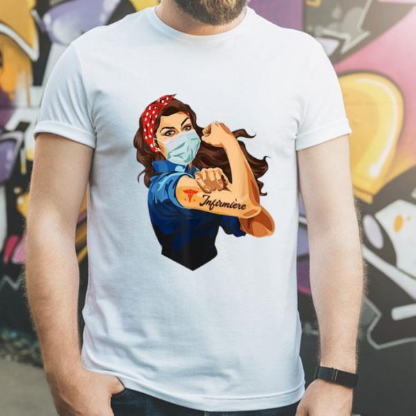 Strong Woman Tattoo Infirmiere Covid-19 shirt