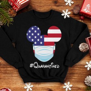 Mickey American Flag Face Mask #Quarantined shirt