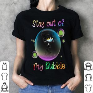 Black Cat Face Mask Stay Out Of My Bubble shirt