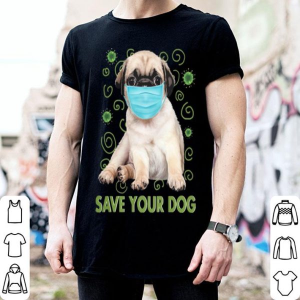 Pug Face Mask Save Your Dog Covid-19