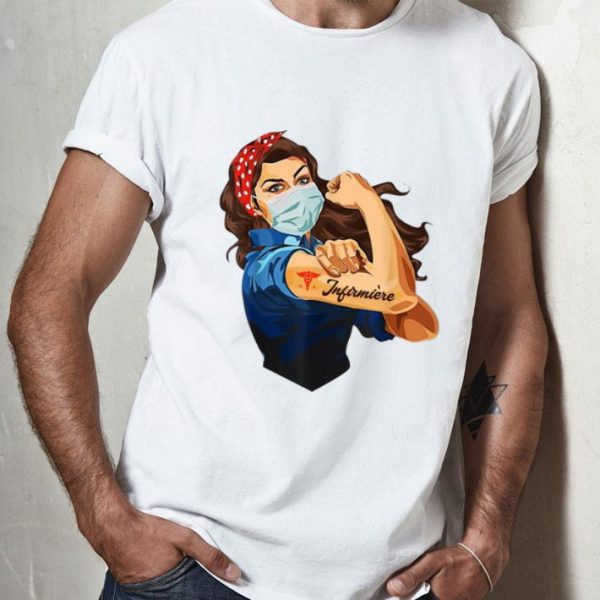 Strong Woman Tattoo Infirmiere Covid-19 shirt