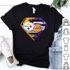 Pittsburgh Steelers And Los Angeles Lakers Inside Superman shirt