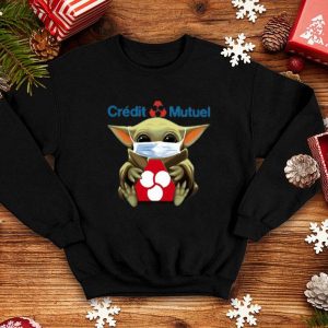 Star Wars Baby Yoda Mask Crédit Mutuel Covid-19 shirt