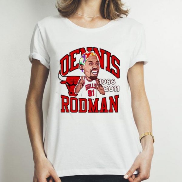 Dennis Rodman Chicago Bulls 1986-2011 shirt