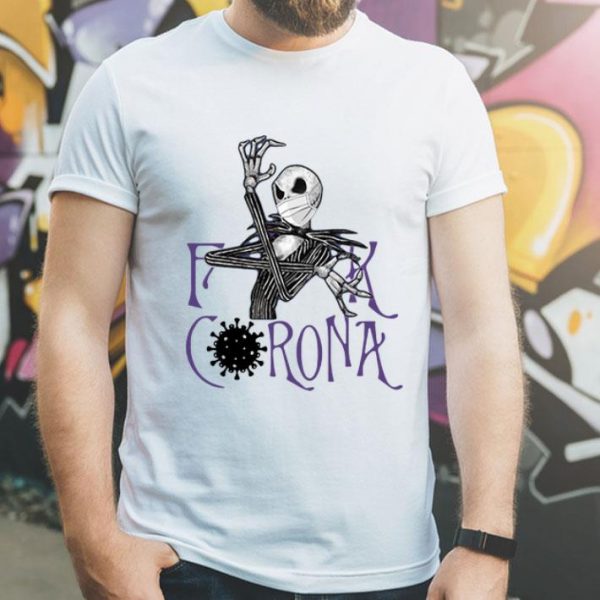 Jack Skellington Fuck Corona shirt