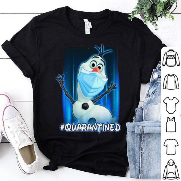 Olaf Face Mask #Quarantined Covid-19 shirt