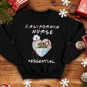 California Nurse Heart Stethoscope California Flag #Essential.png