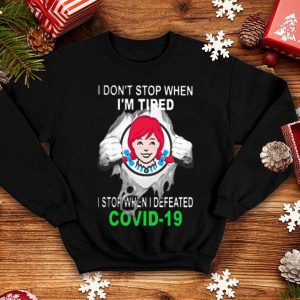 Wendy’s Blood Inside I Stop When I Defeated Covid-19 shirt