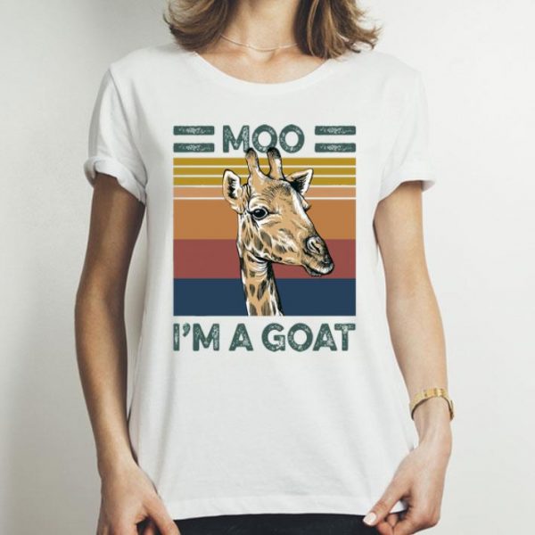 Vintage Giraffe Moo I’m A Goat shirt