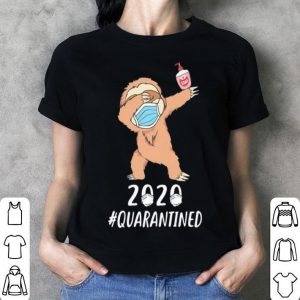 Sloth Dabbing Face Mask 2020 #Quarantined Covid-19 shirt