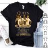 Queen 50th Anniversary Thank You For The Memories Signatures shirt