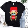 Star Wars Baby Yoda Face Mask Hug Coles shirt