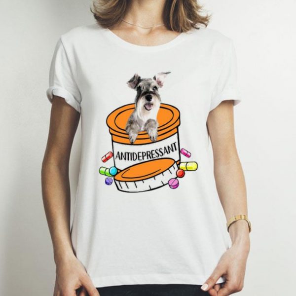 Schnauzer Antidepressant Dog Lovers shirt
