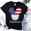 Mickey American Flag Face Mask #Quarantined shirt