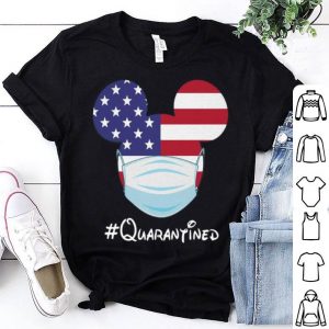 Mickey American Flag Face Mask #Quarantined shirt