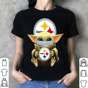 Star Wars Baby Yoda Face Mask Hug Pittsburgh Steelers shirt