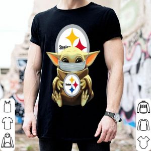 Star Wars Baby Yoda Face Mask Hug Pittsburgh Steelers shirt