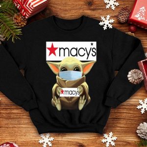 Star Wars Baby Yoda Face Mask Hug Macy’s shirt