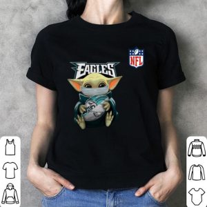 Star Wars Baby Yoda Mask Philadelphia Eagles NFL Covid-19 shirt