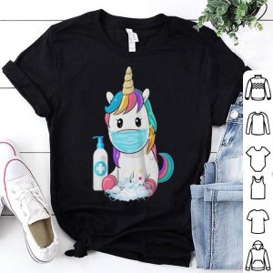 Unicorn Mask Hand Washing Covid-19 shirt