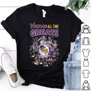 Minnesota Vikings All-time Greats Signatures shirt