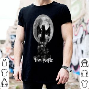 Demon Cat Skulls Moon Ew People shirt