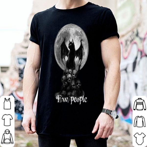 Demon Cat Skulls Moon Ew People shirt