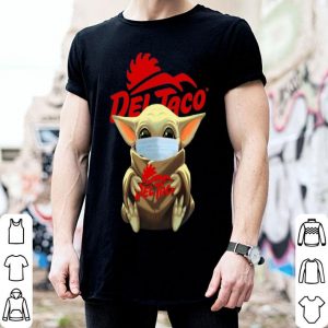 Star Wars Baby Yoda Face Mask Hug Del Taco shirt