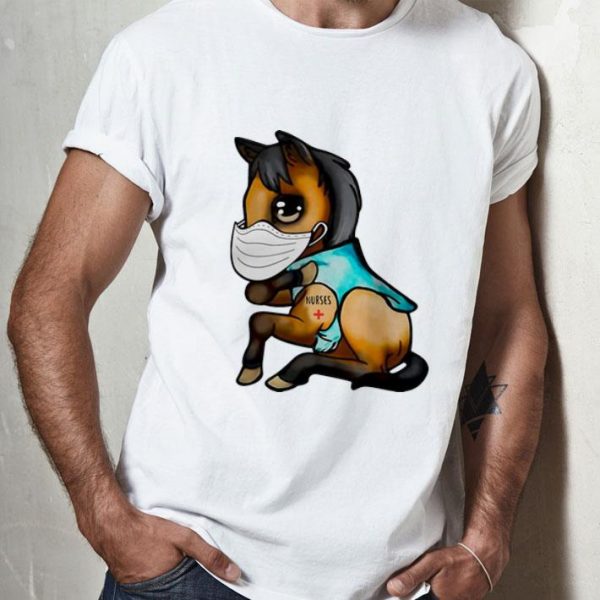 Horse Tattoos Nurse Mask Covid-19 shirt