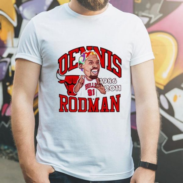 Dennis Rodman Chicago Bulls 1986-2011 shirt