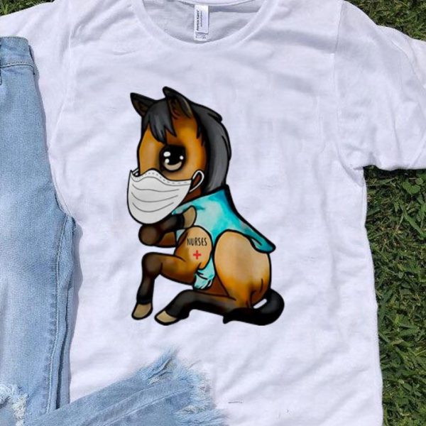 Horse Tattoos Nurse Mask Covid-19 shirt