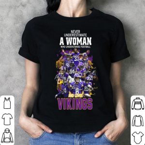 Never Underestimate A Woman Who Understands Football And Loves Vikings shirt