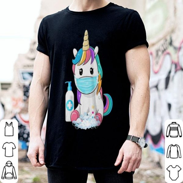 Unicorn Mask Hand Washing Covid-19 shirt